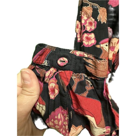 Olivia James The Label Lydia Dress Vintage Bird Black Maxi Dress Size XS - Picture 8 of 11